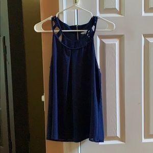 Naked Zebra navy blue top